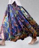 Vintage Floral Embroidered Flowy Linen Blend Wide Skirt Vintage Floral Embroidered Flowy Linen Blend Wide Skirt