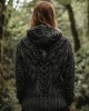 Women's Viking Tribal Bird Celtic Knotwork Hooded Sweater Women's Viking Tribal Bird Celtic Knotwork Hooded Sweater