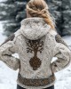Women's Viking Tribal Tree Of Life Celtic Knotwork Hooded Sweater