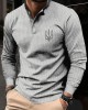 Men's I Santd With Ukr Logo Print Polo Shirt