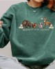 Respect The Locals National Park Embroidered Vintage Washed Sweatshirt