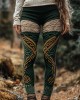 Irish Celtic Colorblock Mystical Cozy Knit Leggings Irish Celtic Colorblock Mystical Cozy Knit Leggings