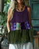 Vintage Geometric Floral Lace Art Women's Linen Tank Top Vintage Geometric Floral Lace Art Women's Linen Tank Top