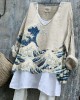 The Great Wave off Kanagawa Flowy Tunic The Great Wave off Kanagawa Flowy Tunic