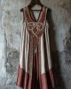 Tribal Celtic Knot Lace Art Linen Tank Dress