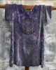 Women's Hippie Print V-neck T-shirt Women's Hippie Print V-neck T-shirt