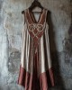 Tribal Celtic Knot Lace Art Linen Tank Dress