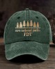 Retro Save National Parks Fdt Printed Baseball Cap Retro Save National Parks Fdt Printed Baseball Cap