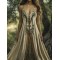 Celtic Myth Tree Of Life Totem Women's Linen Halter Dress