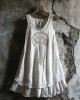 Boho Celtic Tree Of Life Lace Patchwork Layered Linen Dress Boho Celtic Tree Of Life Lace Patchwork Layered Linen Dress