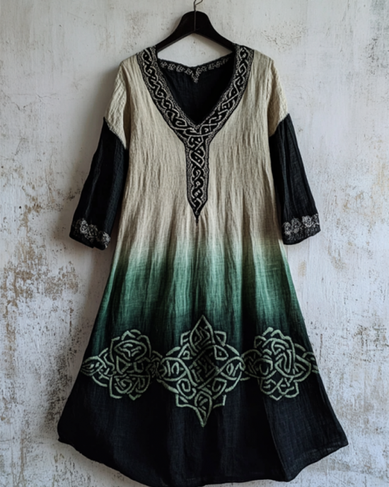 Vintage Tribal Celtic Knot Life Of Tree Gradient Art Art Maxi Dress Vintage Tribal Celtic Knot Life Of Tree Gradient Art Art Maxi Dress