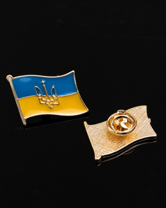 Ukrainian Flag Pin Ukrainian Flag Pin