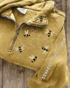 Respect The Locals Flying Bees Embroidered Zip Up Sweatshirt Respect The Locals Flying Bees Embroidered Zip Up Sweatshirt