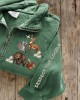 Respect The Locals Protect National Park Embroidered Zip Up Sweatshirt