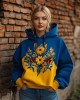 Ukraine Floral Embroidered Casual Hoodie Ukraine Floral Embroidered Casual Hoodie