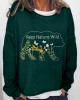Keep Nature Wild Floral Bear Embroidered Comfy T Shirt Keep Nature Wild Floral Bear Embroidered Comfy T Shirt
