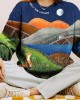 Protect Forest Animals Awareness Vintage Women's Sweatshirt