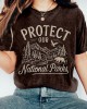 Protect Our National Park Embroidered Washed T Shirt Protect Our National Park Embroidered Washed T Shirt