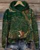 Protect The Locals Animal Printed Casual Sweatshirt Protect The Locals Animal Printed Casual Sweatshirt