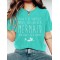 Always Be Yourself Mermaid Print Women's T-shirt