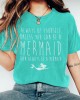 Always Be Yourself Mermaid Print Women's T-shirt Always Be Yourself Mermaid Print Women's T-shirt