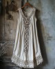 Vintage Tribal Celtic Knot Lace Art Linen Tank Dress