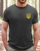 Men's Ukraine Trident Print Short Sleeve T-shirt Men's Ukraine Trident Print Short Sleeve T-shirt