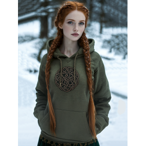 Vintage Tribal Celtic Chunky Cozy Hoodie