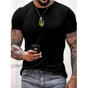 Men's Ukrainians Print T-shirt