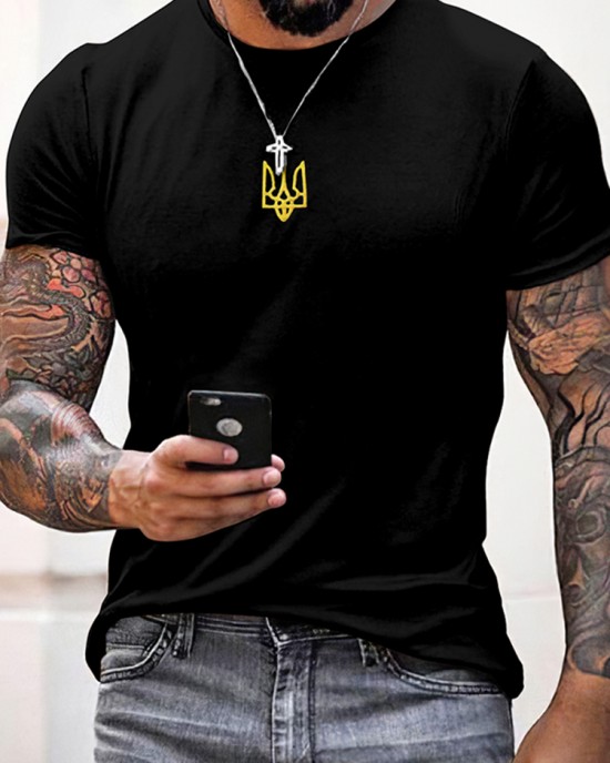 Men's Ukrainians Print T-shirt Men's Ukrainians Print T-shirt