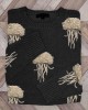 Jellyfish Pearls Beaded Embroidered Cozy Knit Sweater Jellyfish Pearls Beaded Embroidered Cozy Knit Sweater