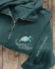 Save The Ocean Sea Turtles Embroidered Zip Up Sweatshirt Save The Ocean Sea Turtles Embroidered Zip Up Sweatshirt