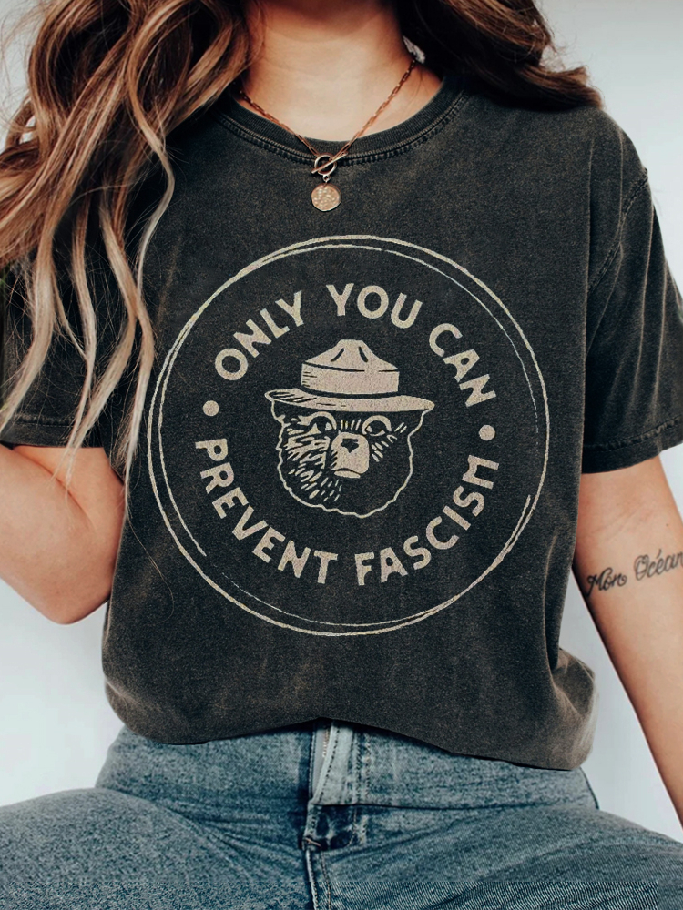 Protect National Parks Bear Vintage Washed T Shirt