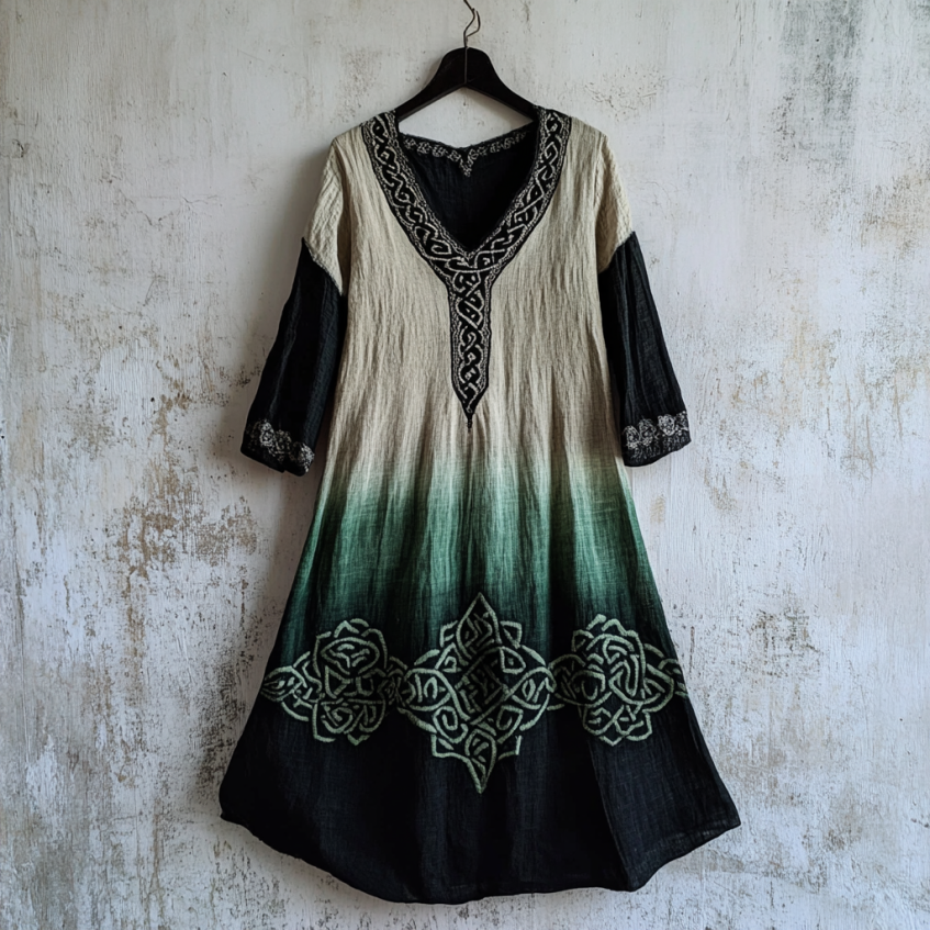 Vintage Tribal Celtic Knot Life Of Tree Gradient Art Art Maxi Dress Vintage Tribal Celtic Knot Life Of Tree Gradient Art Art Maxi Dress