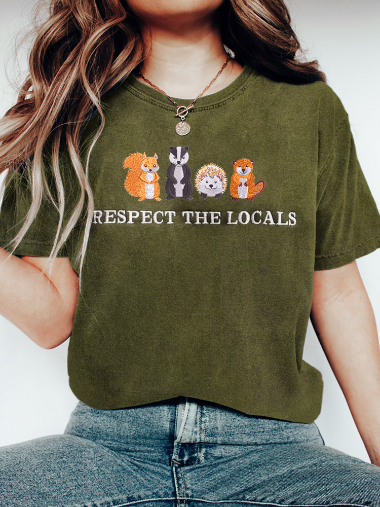 Protecting Forest Animals Awareness Vintage T-shirt