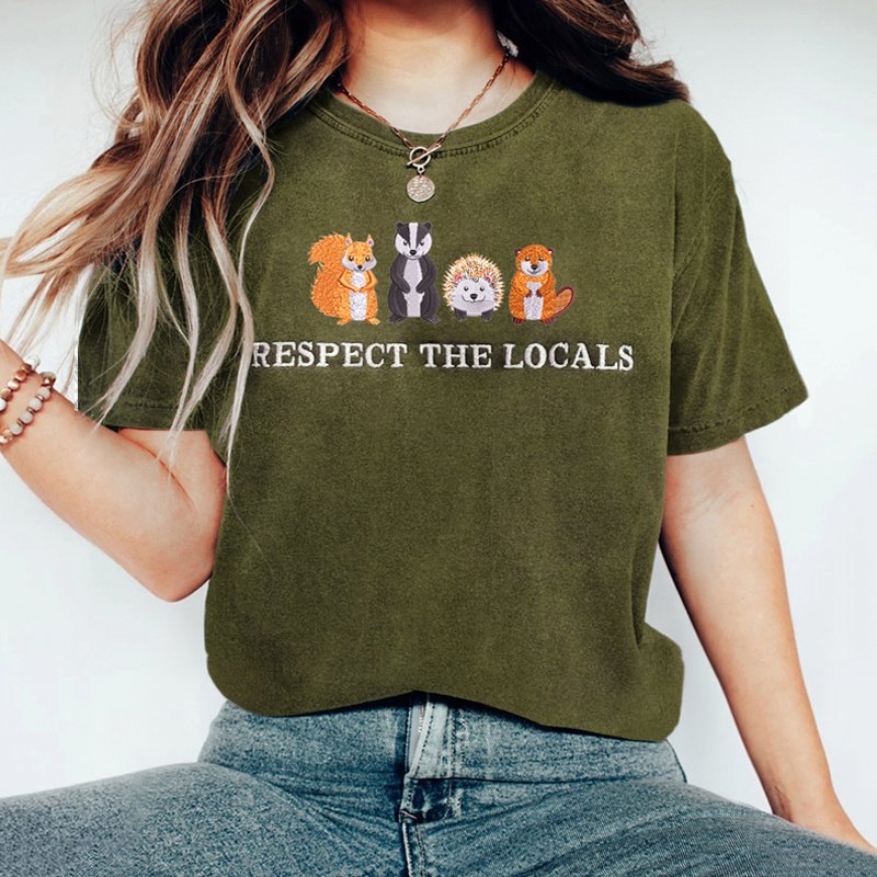 Protecting Forest Animals Awareness Vintage T-shirt