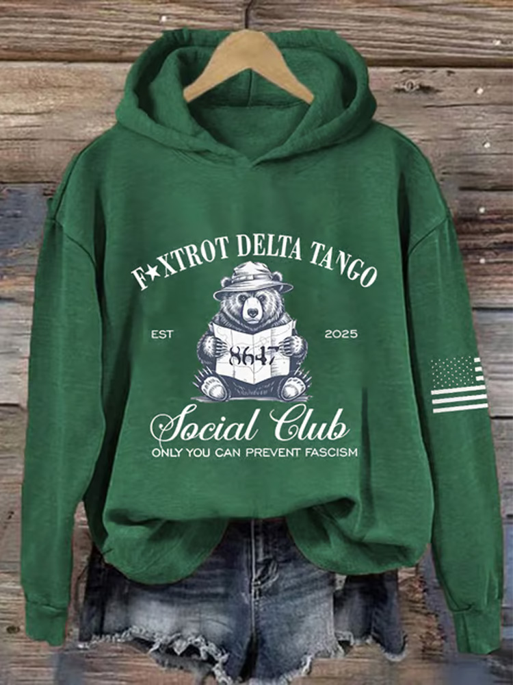 Women's Casual And Fashionable Hooded Sweatshirt